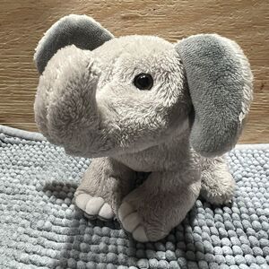 The Petting Zoo Elephant Plush Stuffed Animal Soft Gray Floppy Ears Trunk